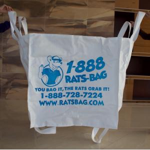2 Yards UV Stable Waste Skip Bag For Junk Removal Garden Waste Garbage Bag