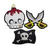 China Polyester Threads Textile Tags Labels 1cm - 20cm Custom Fabric Sticker With Iron On Backing wholesale