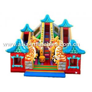 Inflatable Dragon Slide, Inflatable Slide And Bouncer Combo For Sale