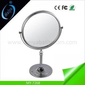 China desktop pocket makeup mirror, table double side cosmetic mirror supplier