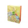 Luxury Recycled Paper Bags With Handles , Embossing Fancy Eco Friendly Paper