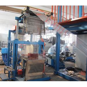 High Speed Pvc Blown Film Machine With Wind Ring Spinning 9.5KW Heating Power