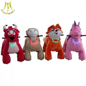 China Hansel  kids' amusement park kids and adults plush animal horse electric scooter supplier