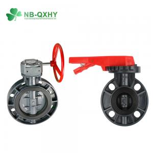 Flange Connection PVC Valve for Water Supply Manual Control and Customized Request
