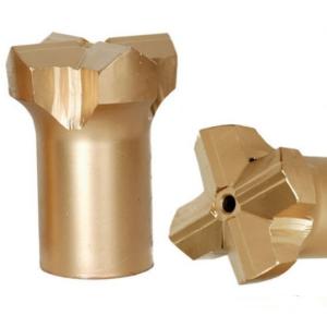 China 石訓練のための先を細くされた高速十字ビット ボタンの穴あけ工具 wholesale