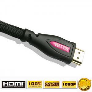 China Best selling products Oxygen free copper conductor black HDMI cable supplier