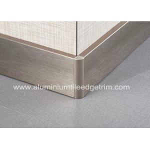 China Titanium Gold Aluminium Skirting Boards Perth / Bunnings For Wall Edge Protection supplier