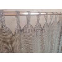 China Stainless Steel Ready To Hang Chainmail Curtain 0.8x7mm For Architecture Decoration on sale
