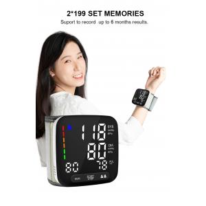 Sphygmomanometer portátil de la salud del monitor de la presión arterial de la muñeca de Digitaces exacto