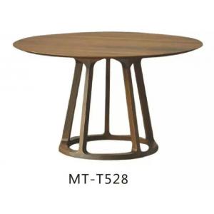 Hotel Side Coffee Table Round Countertop End Table With Natural Timber Wood