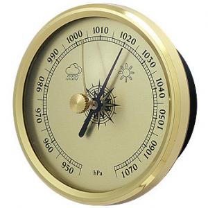 China Vintage Brass Indoor Outdoor Thermometer Hygrometer For Garden Greenhouse supplier