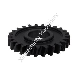 Black Hobbing Helical Gears Cast Steel High Precision Gears High Transmission Speed
