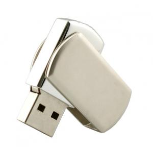 Mini metallic swivel USB disk at the very best price with free engraved logo