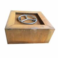 China ISO9001 Patio Gas Fire Pit Table Corten Steel  Propane Fire Pits Table on sale