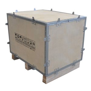 China Custom Wooden Box Packaging Stackable Wooden Packing Crates In Transit on sale