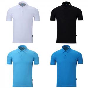 Summer Short Sleeved 65% Cotton Business Work Polo Shirts For Men And Women