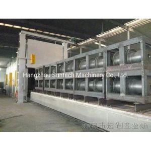 China Bogie Hearth Type Heating Furnace with 3 Zones Heat Control Hot Air Circulation and Horizontal Type for Aluminum Wires wholesale