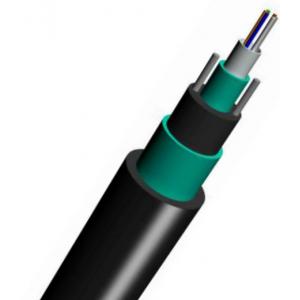 GYXTW53 Uni-Tube Outdoor Fiber Optic Cable Gel-Filled Double Jacket / Double Armored