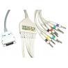 Surgical Plastic EKG Cable Long Screws Snap IEC With Defibrillation , Non -