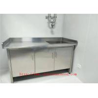 China 3000 L or 4500 mm L White Stainless Steel Work Bench Stainless Steel Lab Furniture on sale