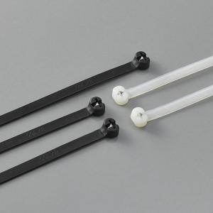 11.8 Inch Black Nylon Cable Tie Wrap With Stainless Steel Inlay Metal Insert