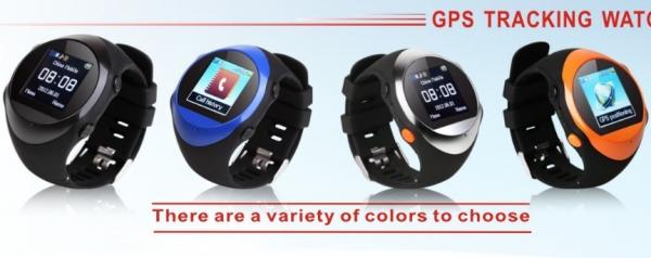 Personal Security Portable SOS Watch Phone Wrist GPS Tracker with Long Time