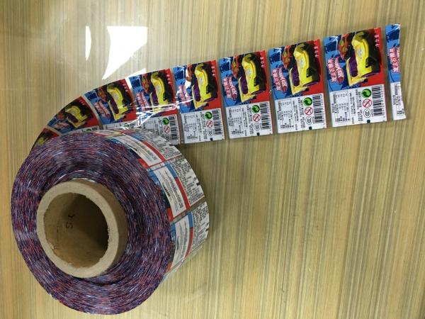 Multi Color Printed Plastic Film / Plastic Packaging Film Leak Proof