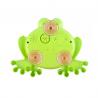 China Lightweight Bath Time Bubble Frog , Silicone Fun Bath Toys For Babies wholesale