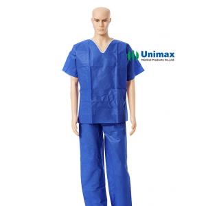 Blue SMS Unimax Patient Top and Pants Disposable Surgical Kits