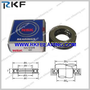 China Single Row Thrust Ball Bearings SKF 51104, FAG 51104, NTN 51104 supplier