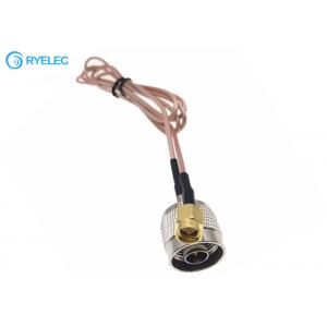 N Male Plug Straight To Gold Plated SMA Male Pigtail Antenna Cable Coaxial