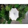 PTFE Luxury Outdoor Tents Prefab Transparent Hollow Soundproof Glass Wall