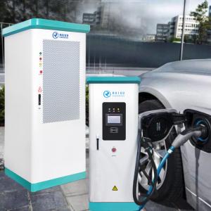 Floor Mounted Fast EV Charger With LCD Touch Screen OCCP Communication 480KW