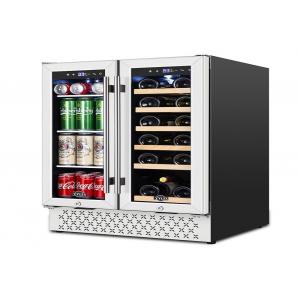 China 24 Undercounter Dual Zone Wine and Beverage Fridges supplier