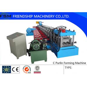 China Hot Rolled Coils c Purlin Roll Form Machines Gcr15 Quenched Roller supplier