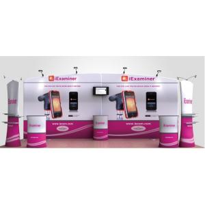 High Definition Printing Tension Fabric Banner , Fabric Exhibition Stand