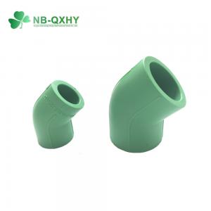 Equal Korea Materials PPR Pipe Fittings Standard DIN Hot Water Pn25 Green Pipe Elbow