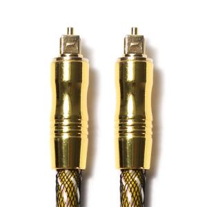 China TOSLINK Optical Audio Cable OD 7.0 Nylon Braided Net 4K Gold Plated Ports HiFi Sound  For Subwoofer Amplifier Audiophile supplier
