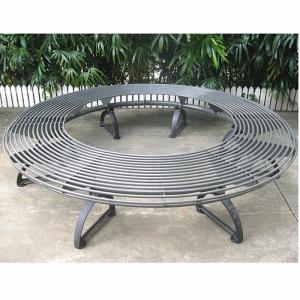 Cast Iron Metal Tree Surround Bench With Polyester Powder Coating