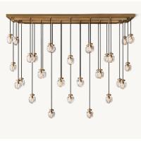 China Classic RH Chandelier With Brass Finish / Candelabra Bulb Type Bulb Types A Work Of Art 	Balance Light on sale