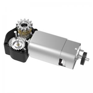 China CE Glider Cabinet Drive System 24VDC Micro Worm Gear Motor 120rpm Worm Gear Motor Actuator supplier
