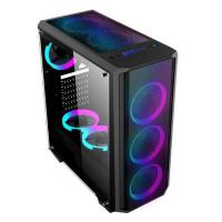 China Mid Tower USB RGB CPU Cabinet ATX Gaming Case custom on sale