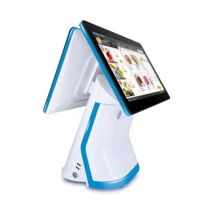 China 15.6 pulgadas Sistema POS de pantalla doble Sistema táctil para Android y Windows wholesale