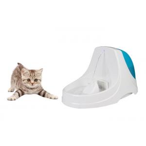 Dog / Cat Electric Pet Water Fountain Blue With 1.5W Power Consumption