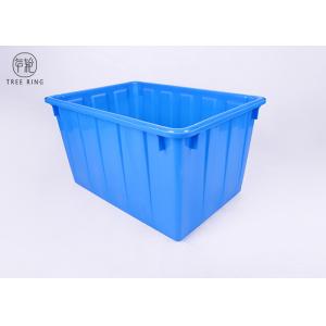 China W120l Printed Stackable Strong Plastic Storage Containers  HDPE Injection Molded supplier