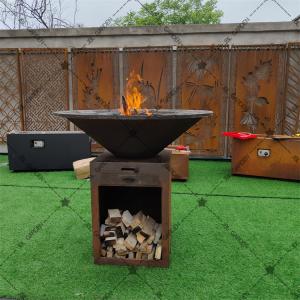 Corten Grill Bbq Charcoal Grill Table Korean Bbq Steel BBQ Grill