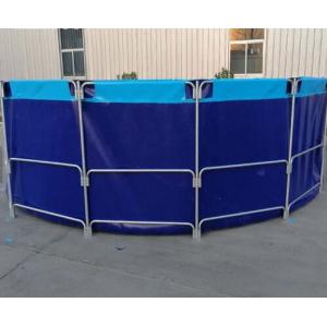 China Waterproof And Fireproof PVC Fish Pond With Laminated PVC Pool Liner Collapsible Fish Tank supplier