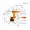 KR 500 R2830 Kuka Brazo Robótico KR C4 Controlador Brazo Robótico de Paletización