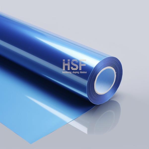 China Film de libération revêtu en PET bleu non en silicone de 36 μm, destiné à l'électronique, à la médecine, à l'automobile, à l'impression, etc. supplier
