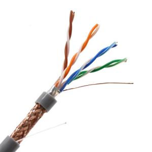 China 24AWG Network CAT5E Ethernet Cable 4pr PVC 4 Pair 0.5mm CU CCA supplier